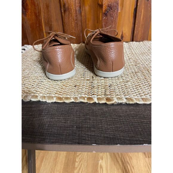 SAS tan leather lace up loafers NEW - Picture 2 of 6
